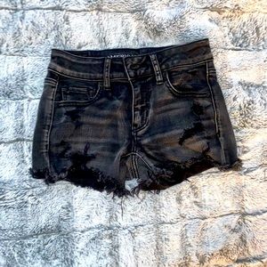 American Eagle black shorts
